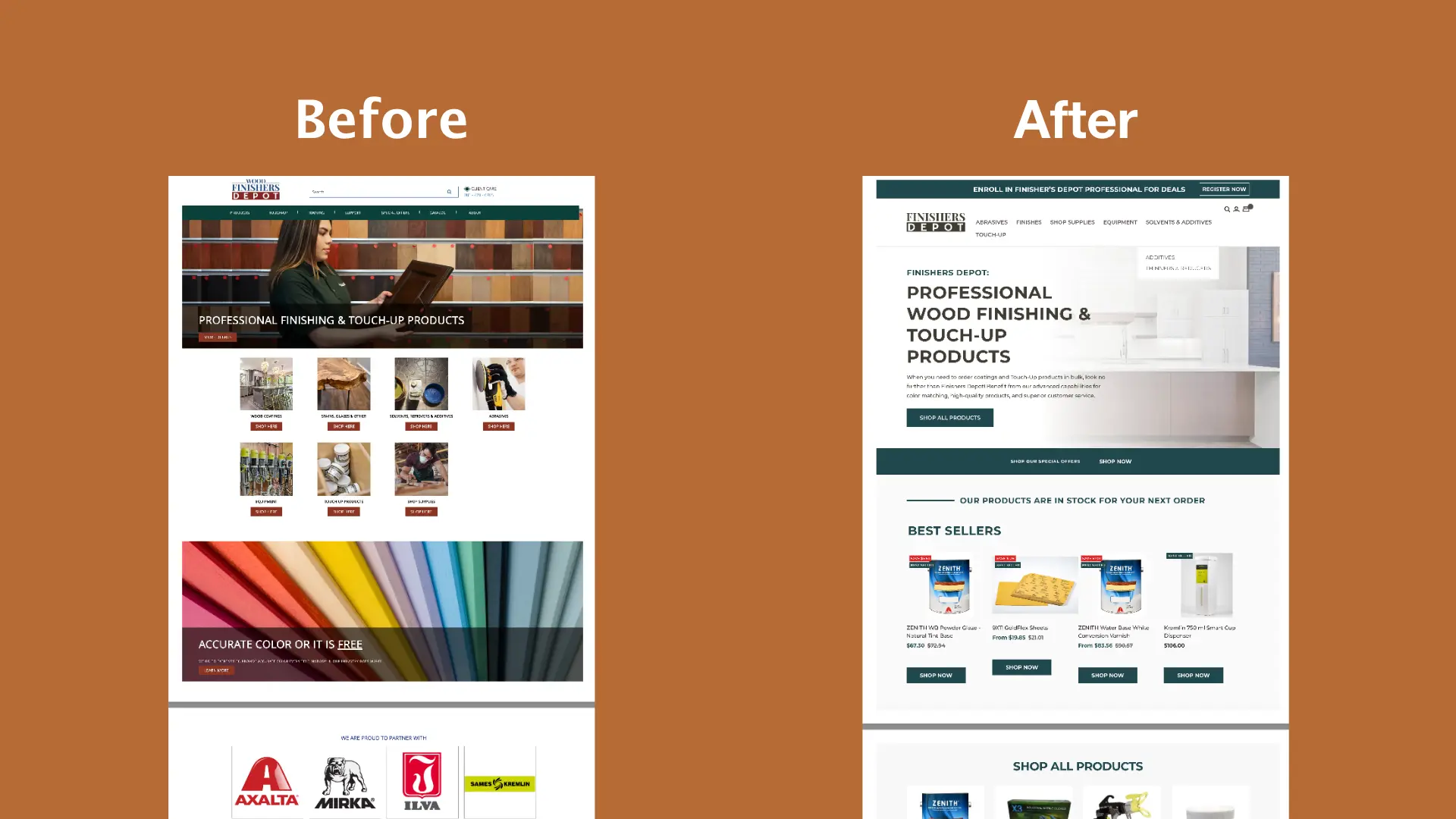 Shopify Migration Services: An Industrial Wood Finishing Site Story