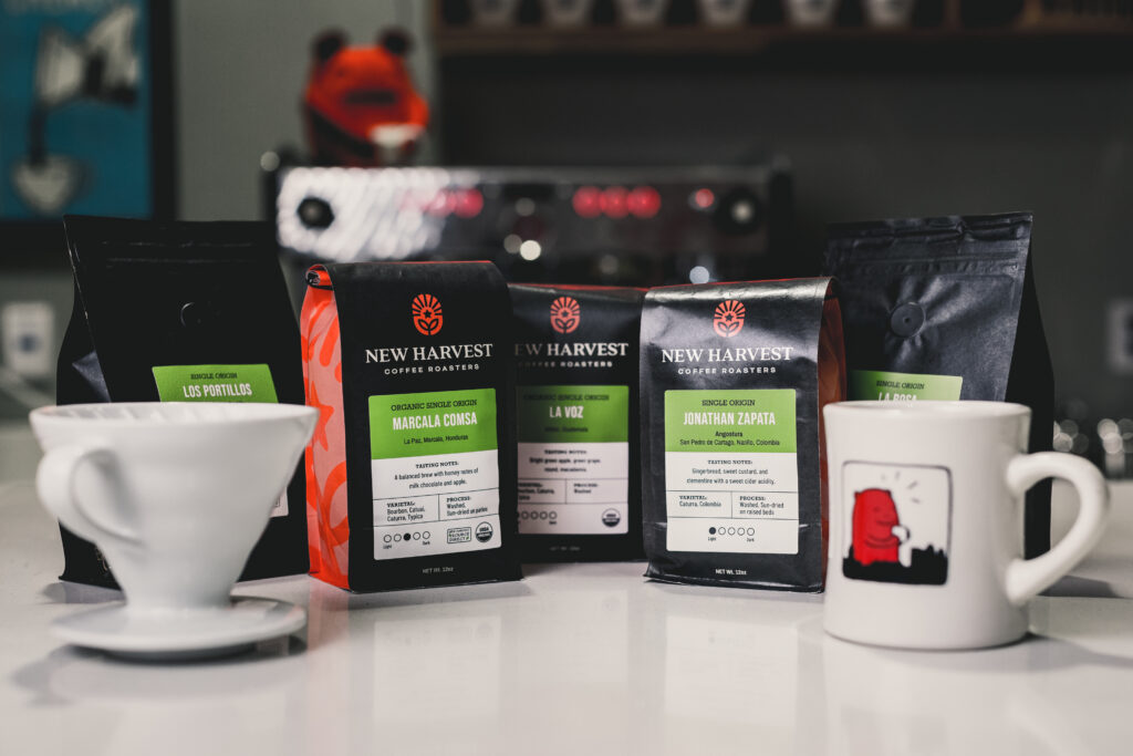 New Harvest Coffee Roastery product offerings